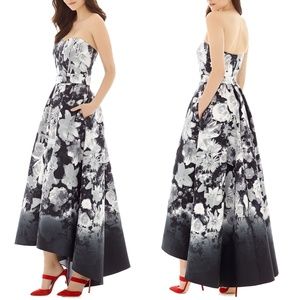 alfred sung strapless high low